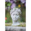 Jardinière en ciment de style grec - Décoration de jardin intérieur et extérieur, P 7 po x 11 po