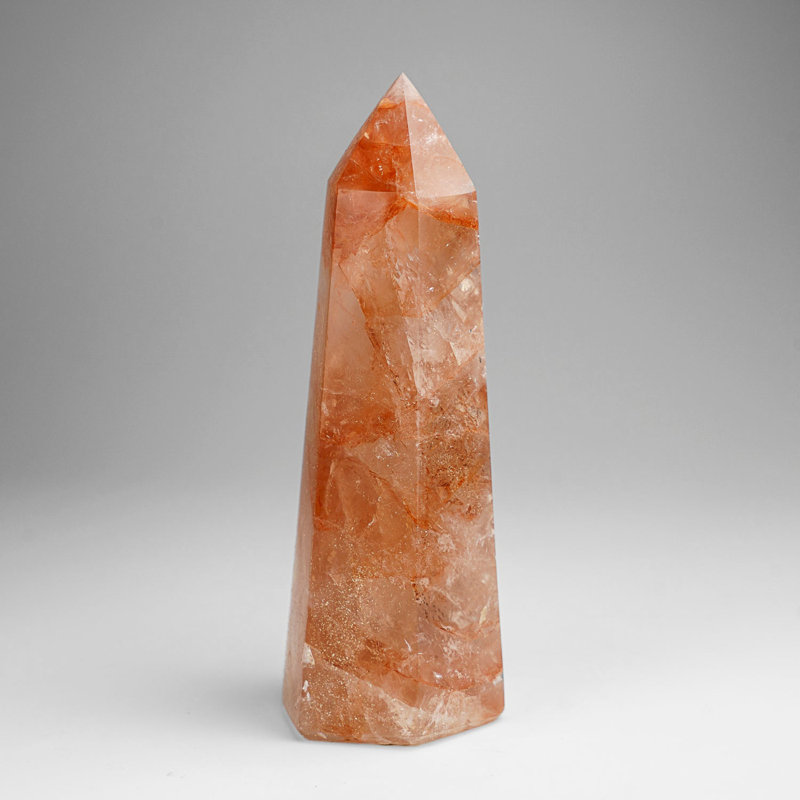 Genuine Polished Strawberry Quartz Point (1 Lbs)