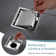 4.33'' Square Tile-In Shower Drain