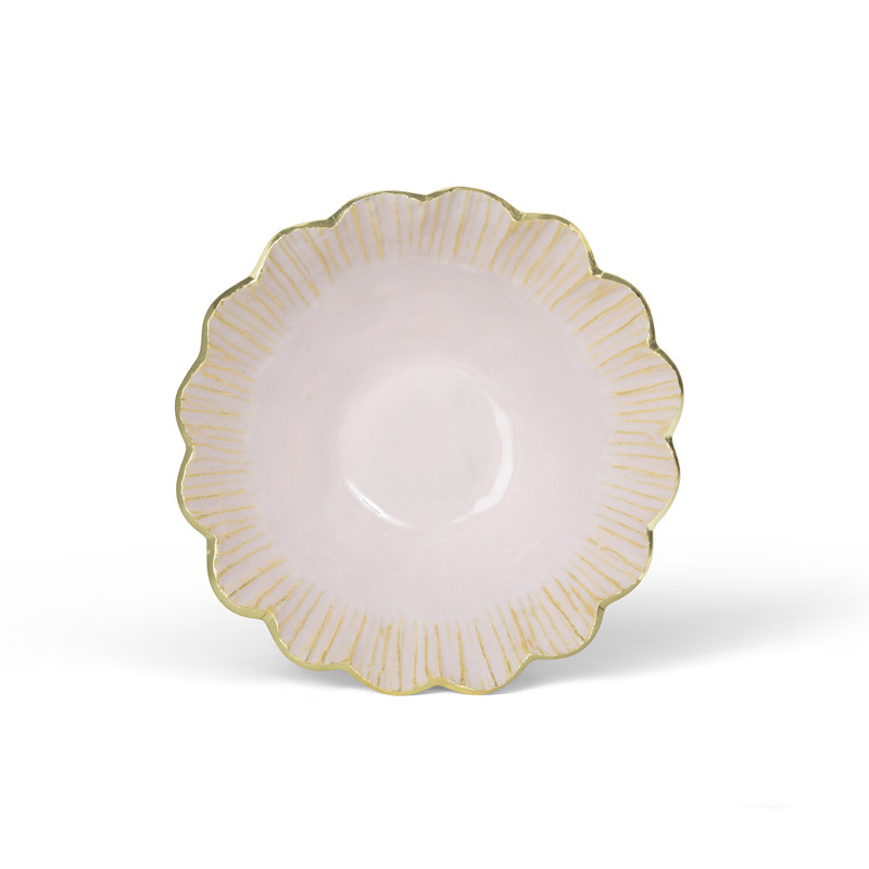 Bloomsmith Bowl, Small, White, Small, Pink