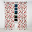 Pois rouges et blancs - Rideau abstrait - Rideau occultant - 1 panneaux-107546671