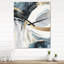 Jakobey - Horloge murale abstraite en marbre surdimensionnée-1308525680
