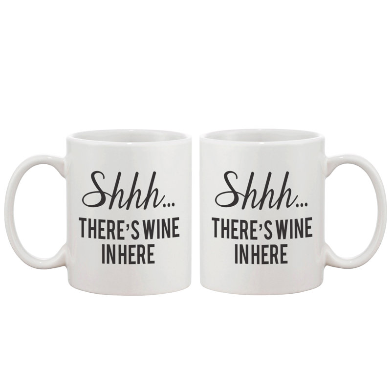 Shhh There's Wine in Here Mug