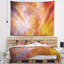 Tapisserie bleu ciel starry abstract yellow-28498115