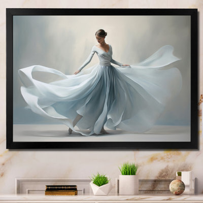 Danse minimaliste chorégraphie - reproduction sur toile