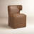 Sardinia Vegan Leather Dining Chair With Casters-101479844