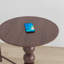 Lampes sur pied en bois massif noisette + verre + métaux