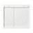 32 Inch Wall Mounted Bathroom Cabinet With Mirror And 3 Adjustable Shelves, Space-Saving Over Toilet Storage Solution
