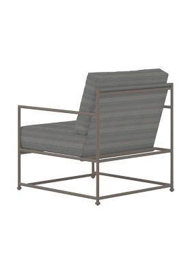 Glendale Outdoor Lounge Chair, Gray, Gray