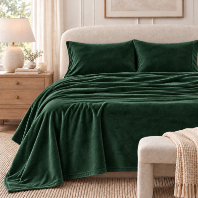 Ultra Soft Micro Plush Velvet Printed Sheet Sets