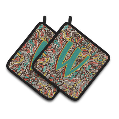Cuisinier poignée tribal rétro
