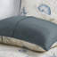 Blue Comforter - King 100% Cotton Detailed Accent Print