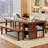 Walnut Rectangular Solid Wood desks-107225689-107225688