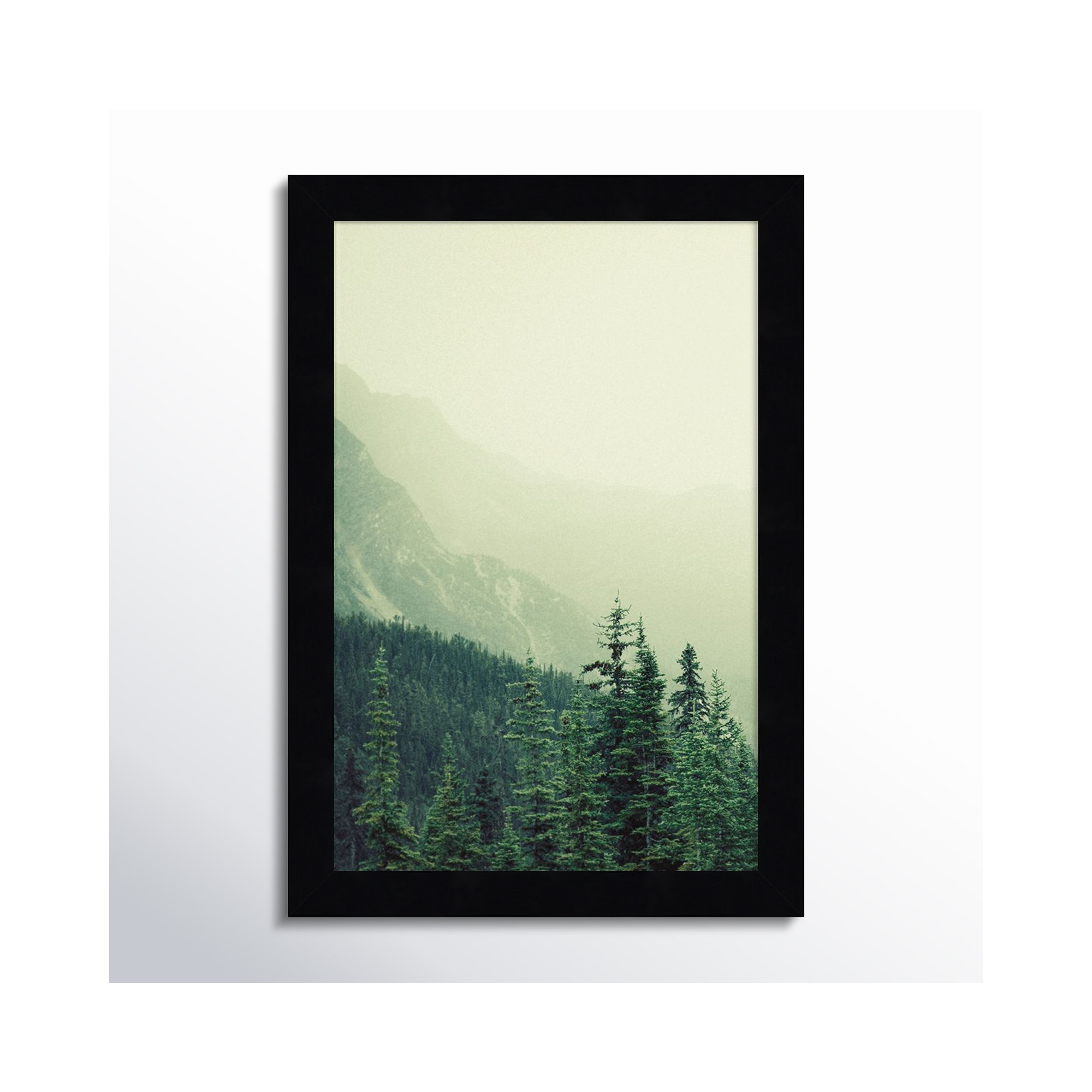 Rocky Mountain by Lynann Colligan, 13" H x 9" W x 1" D, Black