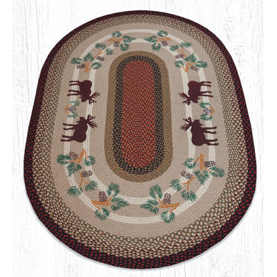 Tapis gris/rouge/mauve en sisal tressé