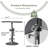 Juyoung Iron Top End Table-1442223441