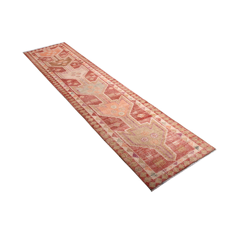 One-of-a-Kind Runner 2'7" X 10'9" Hand Knotted Area Rug