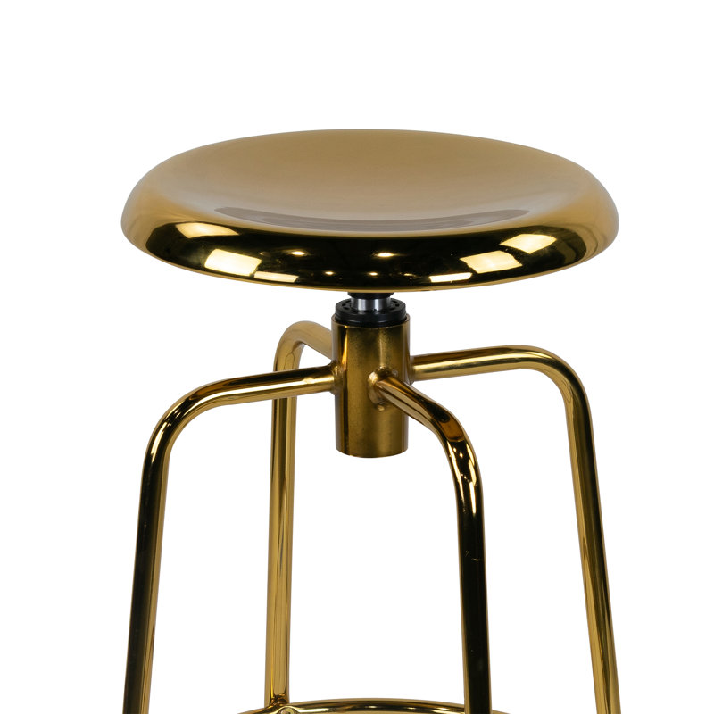 Tabouret Begic, Tabouret de comptoir (siège d'une hauteur de 27 p, Or
