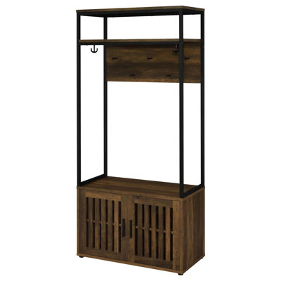 Oviedo Hall Tree 31.5'' Wide with Bench and Shoe Storage