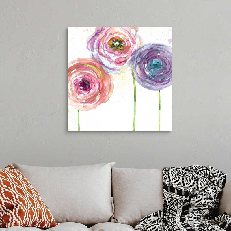 Summer Fields II - reproduction d'art sur toile, Toile tendue, H 30 po x l 30 po x P 1,25 po