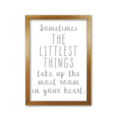 The Littlest Things - Print