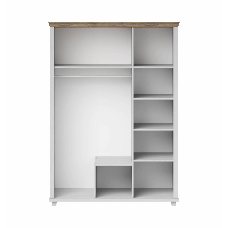 Moshood 3 Door Manufactured Wood Wardrobe