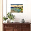 Bay Of Noboto, C.1830 Abstract Contemporary Bamboo Fish Coastal Landscape Wall Art Print-795568773