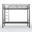 Bouziane Kids Twin Over Twin Bunk Bed