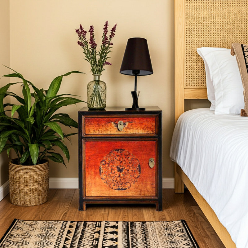 Agner 1 Drawer Bedside Table