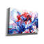 Art mural sur toile Epic Graffiti «Abstract Pouring I» par Jean Plout, 54 po x 40 po