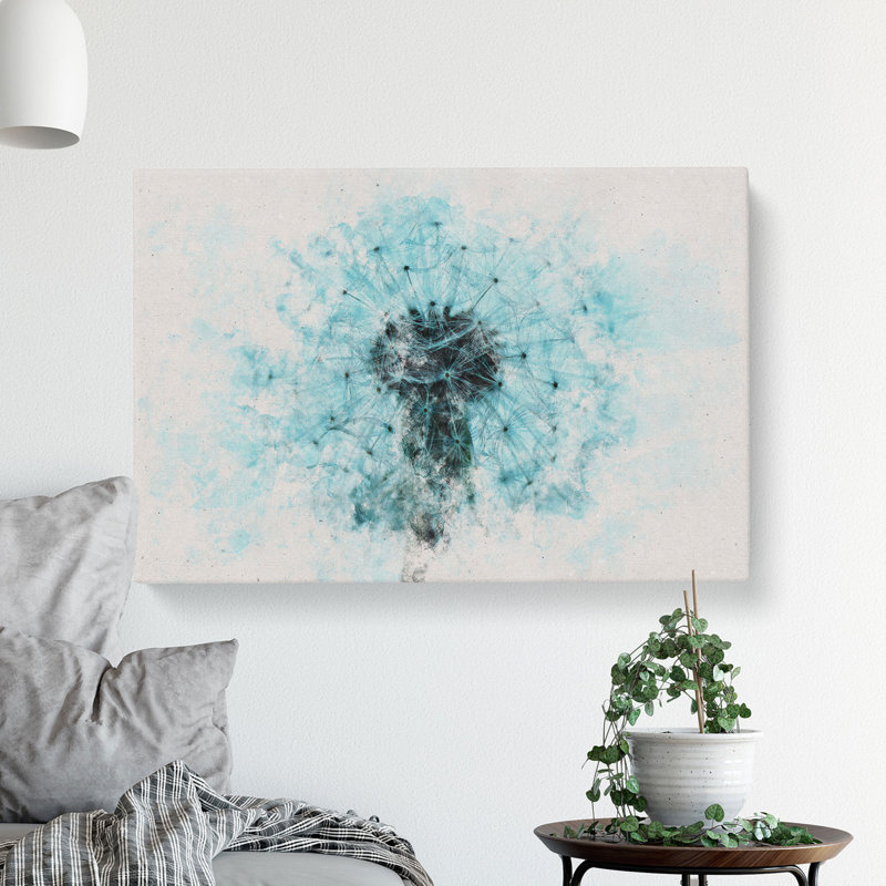 Dandelion Seeds Vol.9 Watercolour - Wrapped Canvas, 60cm H x 91cm W x 3cm D