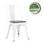 Chaise de patio empilable Yancey-479040907
