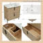 Meuble-lavabo avec lavabo en céramique Hurlburt-1651670539