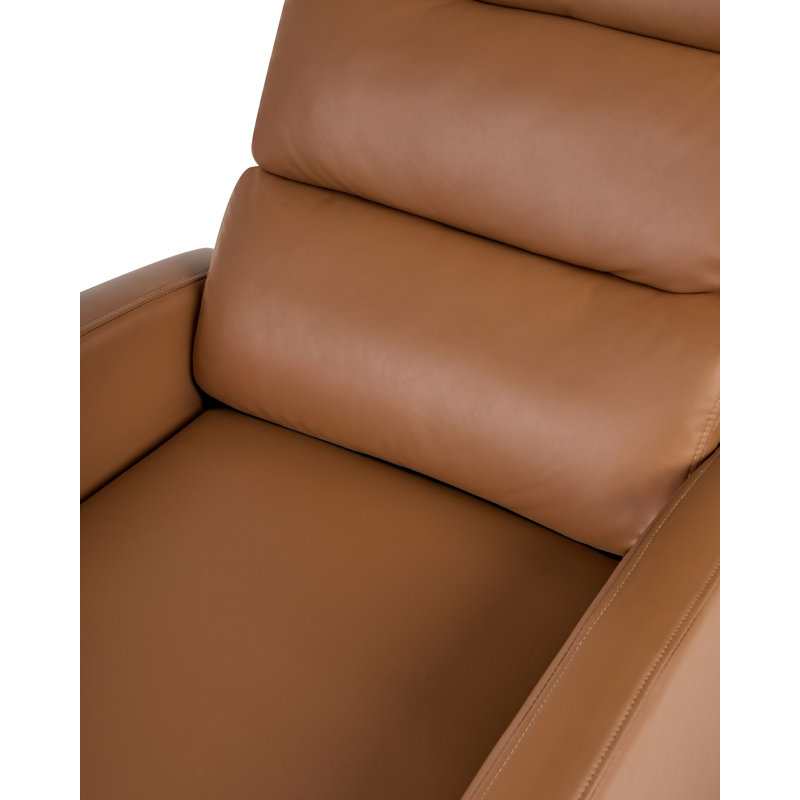 OTUS 67cm Wide Swivel, Brown Faux Leather