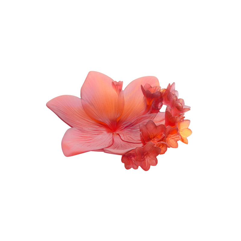 Saffron Handmade Crystal Decorative Bowl