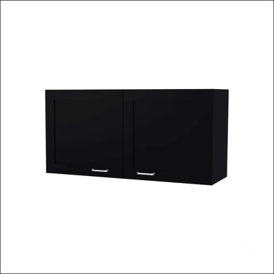 Armoire murale noire