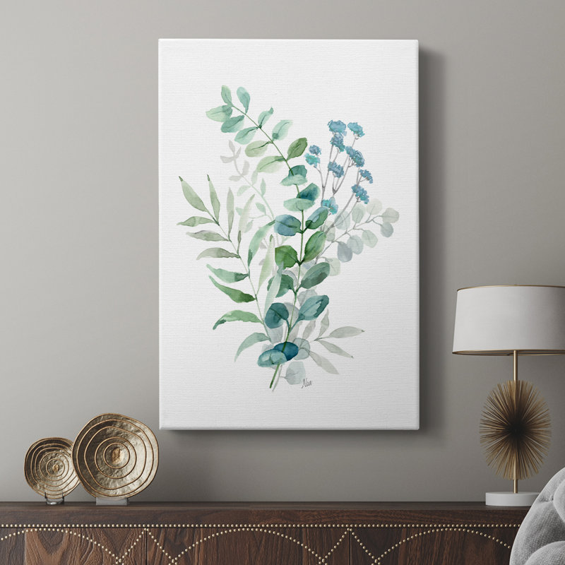 Eucalyptus bleu brume bleue - galerie Cavas sur mesure, H 12 po x l 8 po