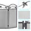 Marguez 128cm x 2.54cm Steel Spark Screen