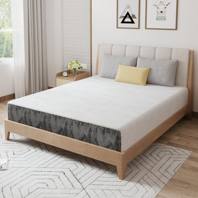 Matelas en mousse viscoélastique gélifiée de refroidissement moyen de 8 po dans une boîte, confort soulageant la pression, certifié CertiPUR-US