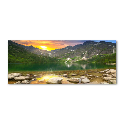 Sea Eye Of The Tatra Mountains - Wrapped Canvas Print