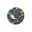 Tapis décoratif et tissé avec motif de paon animal-673019919
