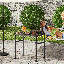 Table de camping pliante à hauteur réglable pour barbecue, pique-nique et camping