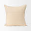 Jaela Beige And Black Striped Checkered Decorative Square Pillow Cover