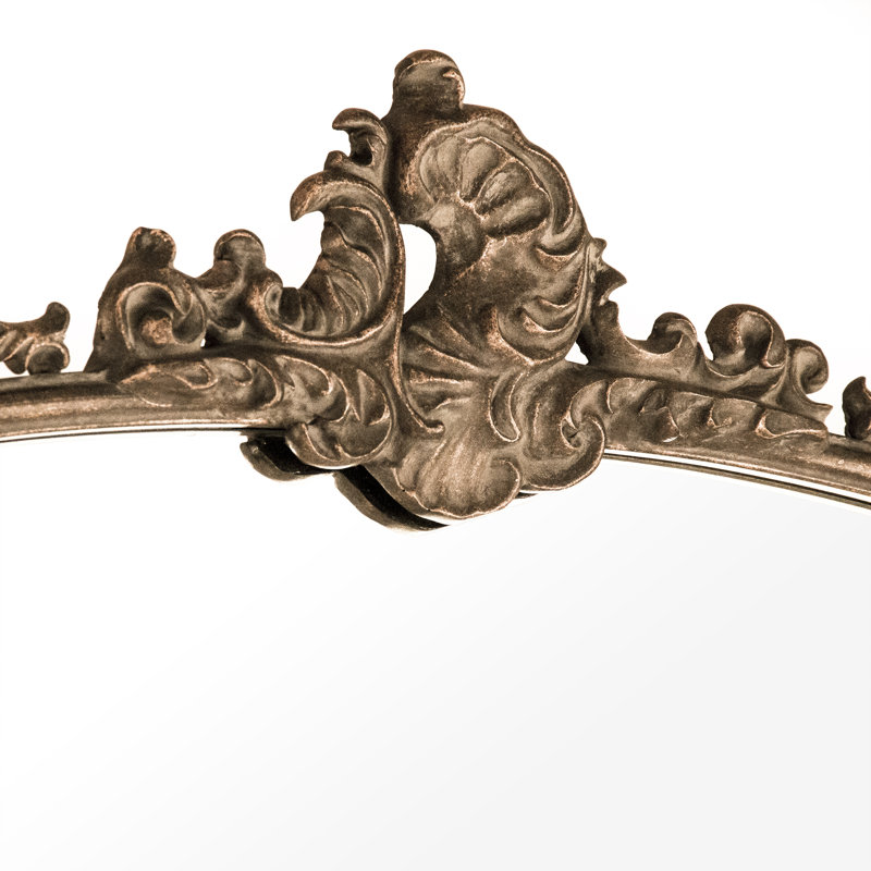 Godric Antique Gold Wood Floor Mirror
