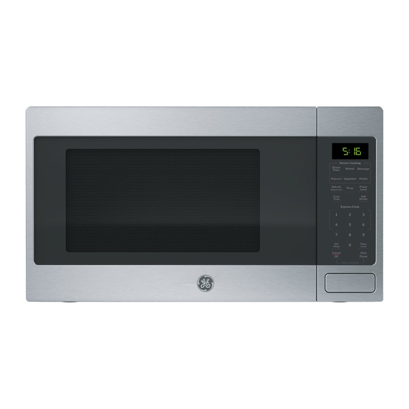 GE 1.6 Cu. Ft. Countertop Microwave Oven, Stainless Steel