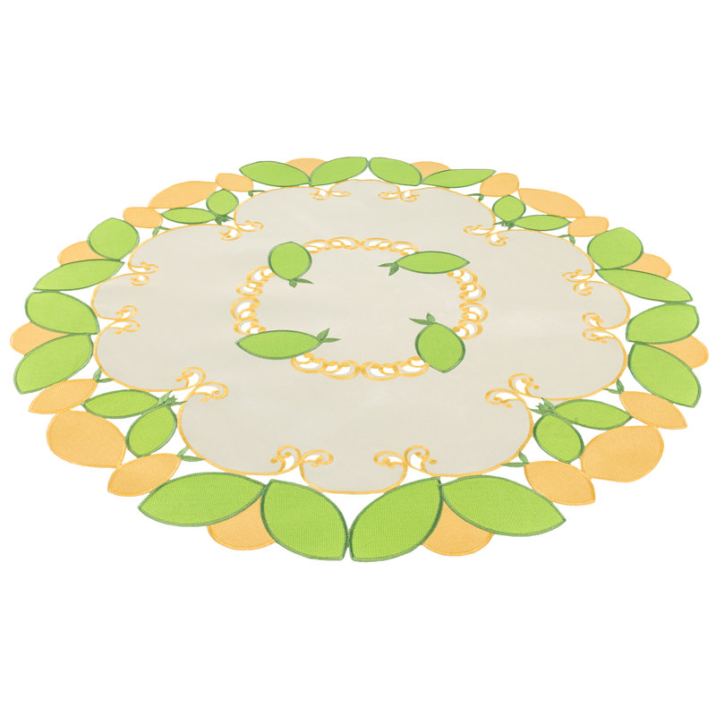 Cianny Lemon Lime Table Topper