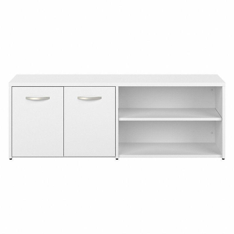 Kathren 60'' Wide 2 - Shelf Credenza, White