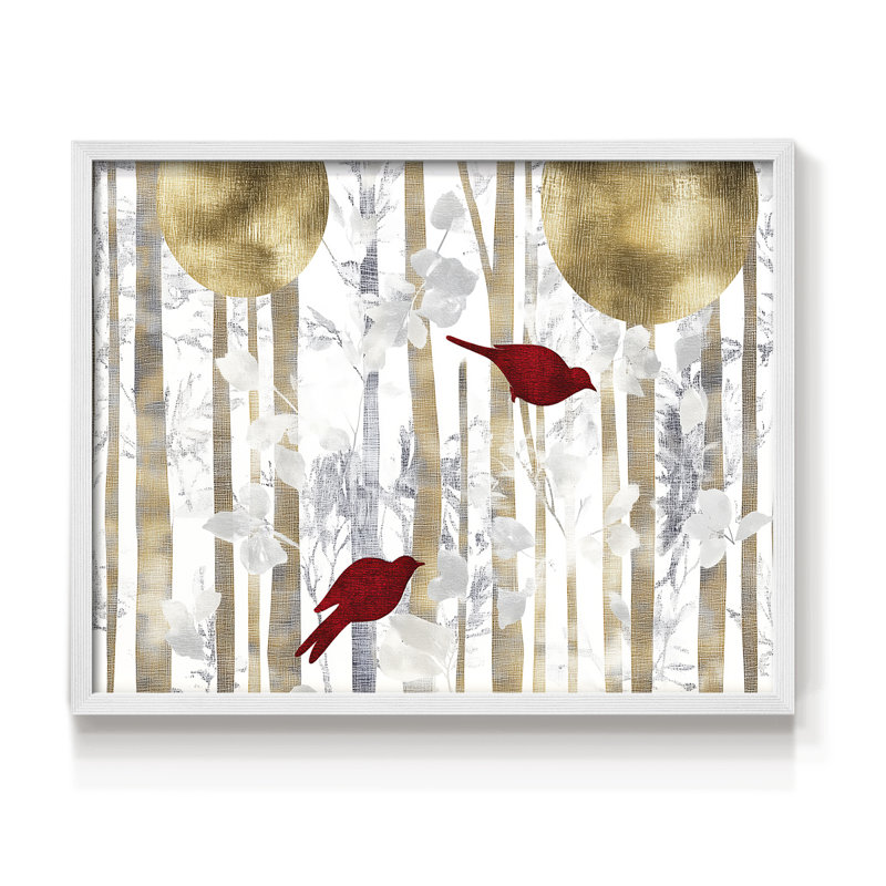 Art de Noël - DCXLII - Reproduction encadrée - Restickable, H 8 po x l 10 po, Blanc