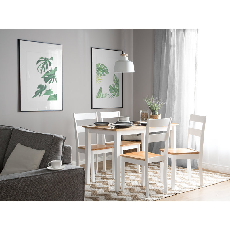 Rabun Solid Wood Dining Table, H75 x L114 x W68cm