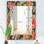 Miroir décoratif traditionnel fleurs avec branches-40085955